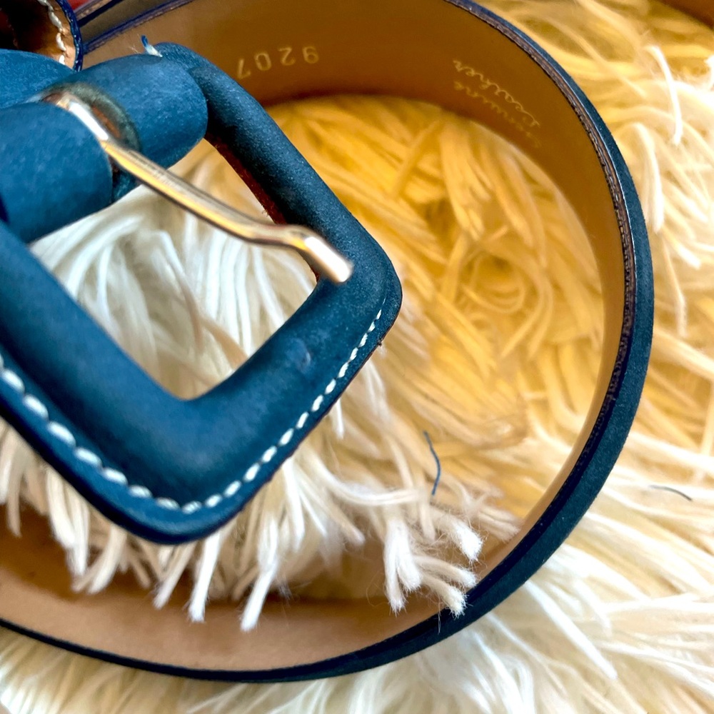 Beautiful real leather suede belt